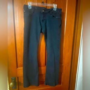 Rare Vintage Y2K Lip Service Black Stretch Denim Jeans size 32